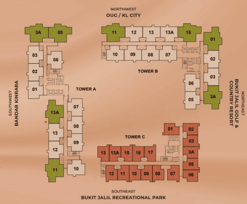 Exsim Kingswoodz floorplan